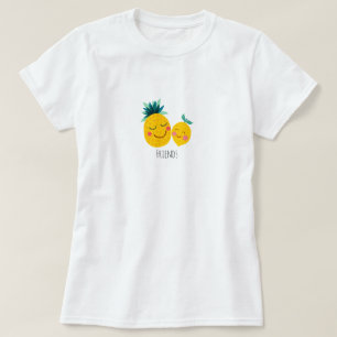 Amis ananas et citron T-shirt féminin