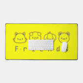 Amis animaux mignons se font face (Clavier et souris)