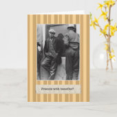 Amis avec la carte d'anniversaire d'avantages (Fleur jaune)