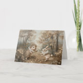 Amis - Carte de vœux pliée (Devant)