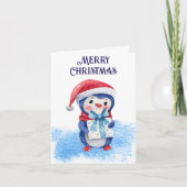 Amis, Cocollaborateur, Pingouin enseignant Carte d (Devant)