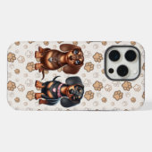 Amis dachshunds mignons (Verso Horizontal)
