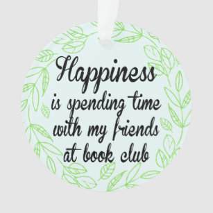 Amis de bonheur de club de lecture