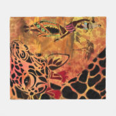 Amis de couverture de la flotte de girafe et fille (Devant (Horizontal))