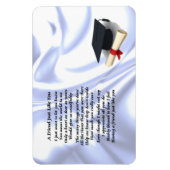 Amis de diplôme de poème Magnet (Vertical)