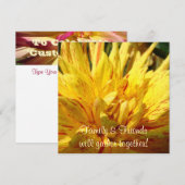 Amis de la famille se rassemblent ! Invitations Da (Devant / Derrière)