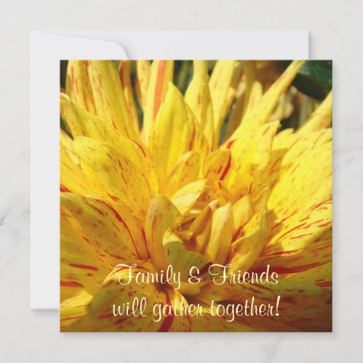 Amis de la famille se rassemblent ! Invitations Da (Devant)