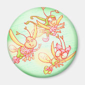 Amis de luciole aimant vert (Devant)