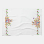 Amis de Pâques - serviette de cuisine (Horizontal)