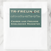 Amis de TR autocollants rectangulaires (Sac)