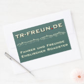 Amis de TR autocollants rectangulaires (Enveloppe)