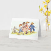 Amis d'enfance, carte de voeux (Fleur jaune)