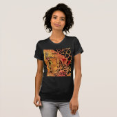 Amis des T-shirts de filles et de girafes africain (Devant entier)