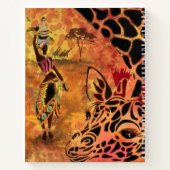 Amis du Carnet africain de filles et de girafe (Dos)