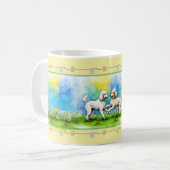 Amis en Fur Haiku Poodle Mug (Devant gauche)