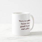 Amis et café en céramique Mug (Devant droit)