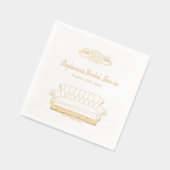 AMIS™ | Fête des mariées d'aquarelle Perk Central (Gauche)