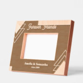 Amis géométriques Nom pour toujours Cadre bois per (Gauche)