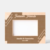 Amis géométriques Nom pour toujours Cadre bois per (Recto)