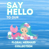 Amis Mermaid Pink Sea Sticker