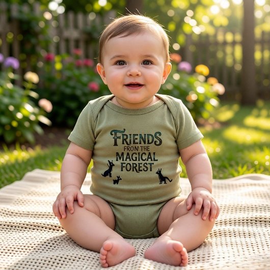 Amis mignons de la forêt magique - Recto-verso