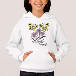 Amis pour toujours Papillons et Fleurs Mignons