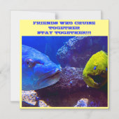 AMIS QUI CROISENT ENSEMBLE PORTE MAGNET (Recto)