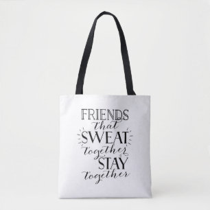 Amis qui ont sué ensemble le sac fourre-tout à