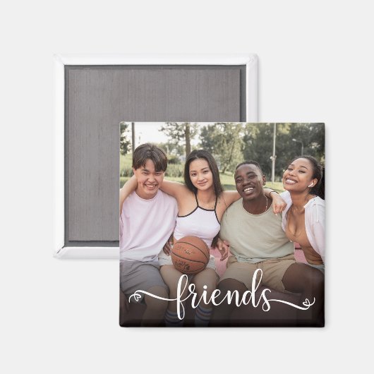 Amis Script Photo Magnet (Recto/Verso)