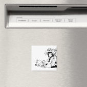 Amis symbiotiques Magnet Carré (In Situ (Lave-vaisselle))