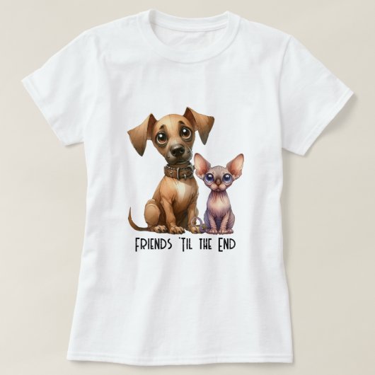 Amis - T-shirt Animaux (Design devant)