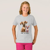 Amis - T-shirt Animaux (Devant entier)