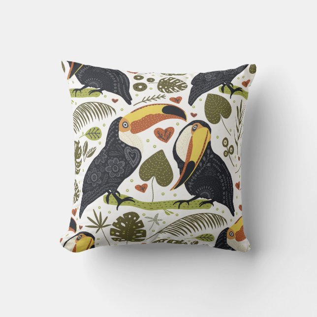 Amis Toucan Lance Oreiller (Recto)