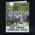AMISH BIRTHDAY FUNNY HUMOUR CARTE DE SALUT<br><div class="desc">CARTE D'ANNIVERSAIRE AMISH. LITS INTÉRIEURS : VOUS SOUHAITEZ UN ANNIVERSAIRE AGRÉABLE ET PIEUX.</div>