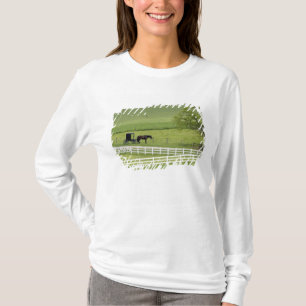 Amish boerderij met paard en buggy bij Berlijn, T-shirt