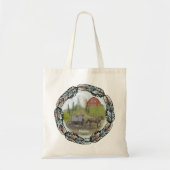 Amish Buggy Bezoek aangepaste naam canvas tas (Voorkant)
