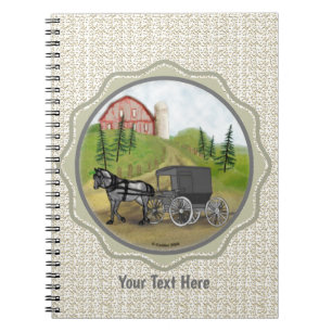 Amish Buggy Carnet de retour