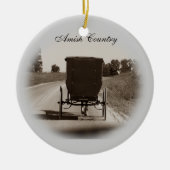 Amish Buggy Ornament (Voorkant)