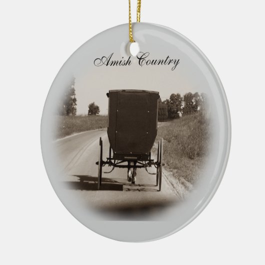 Amish Buggy Ornament (Links)