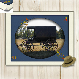 Amish Buggy Poster
