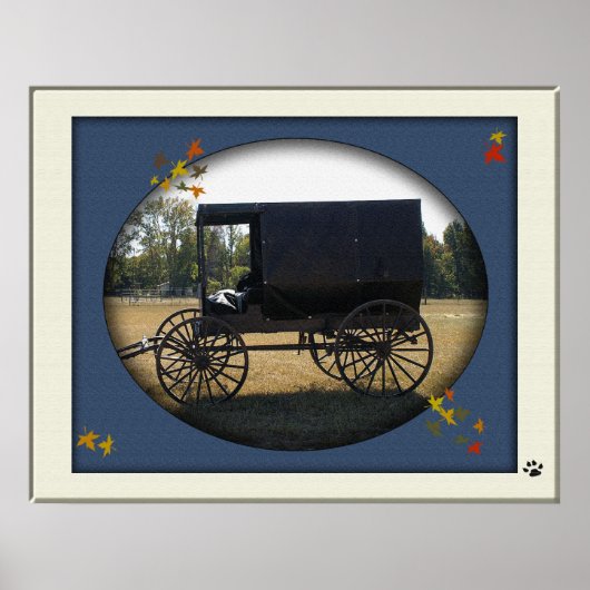 Amish Buggy Poster (Voorkant)