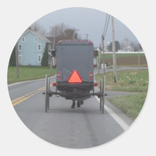 Amish Buggy Sticker