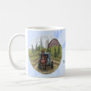 Amish Buggy Town Day mug