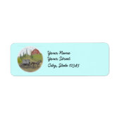 Amish Buggy Visiting labels (Voorkant)