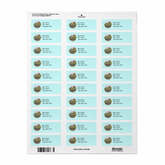 Amish Buggy Visiting labels (Full Sheet)
