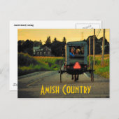 Amish Country Briefkaart (Voorkant / Achterkant)