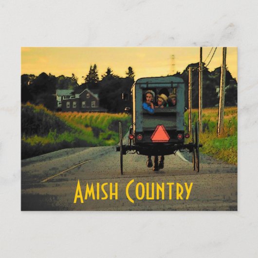 Amish Country Briefkaart (Voorkant)