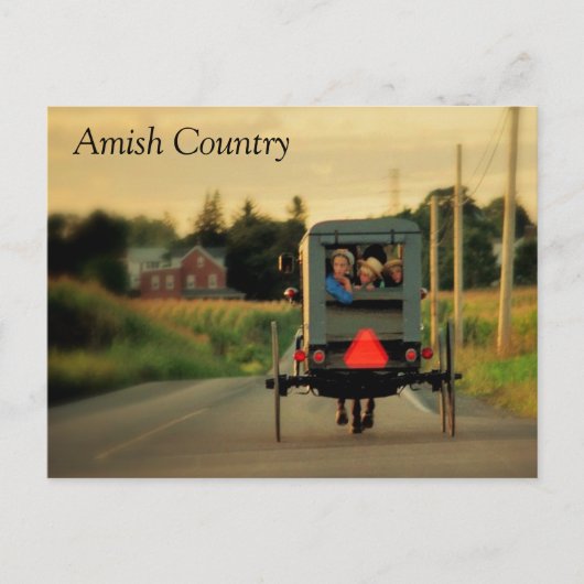 Amish Country Briefkaart (Voorkant)