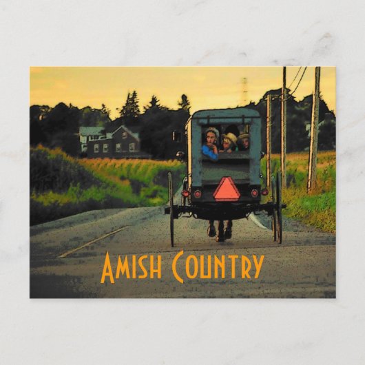 Amish Country Briefkaart (Voorkant)