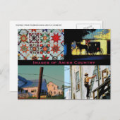 Amish Country Briefkaart (Voorkant / Achterkant)